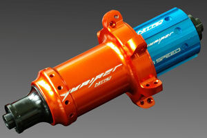 Rennrad Hinterradnabe Straightpull orange